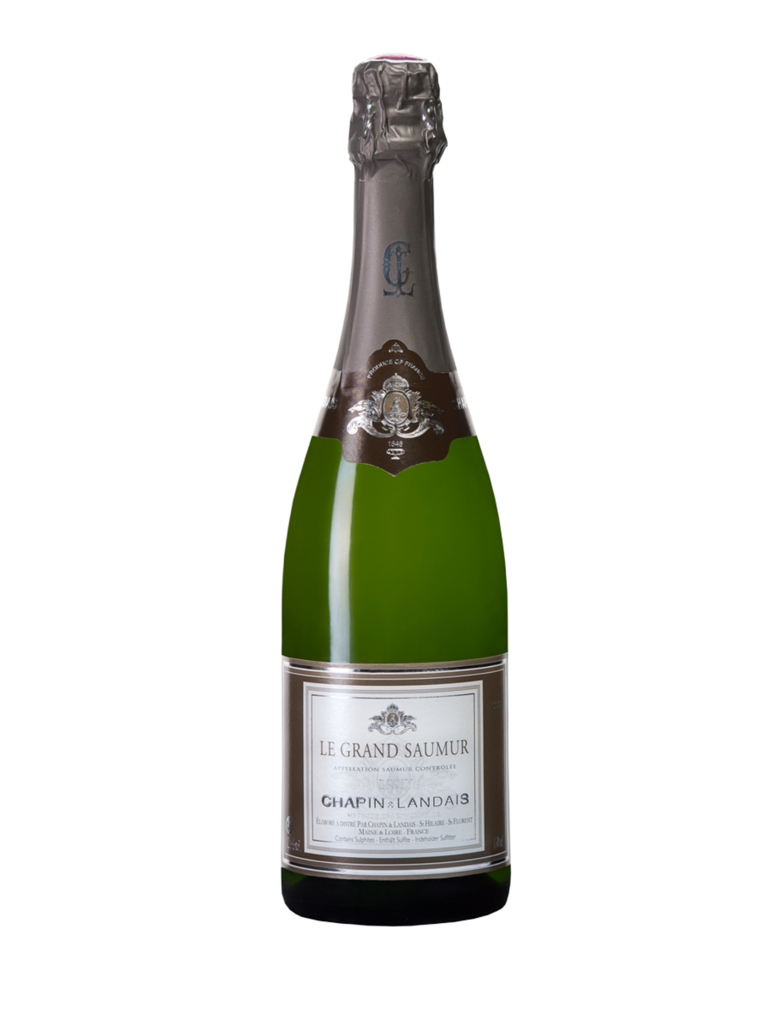 01. Le Grand Saumur, Crémant de Loire. €16.50 per fles.