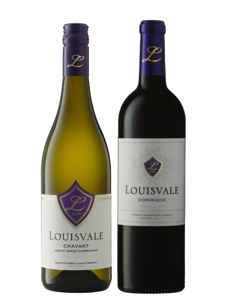 25. Combinatie van Louisvale Chavant Chardonnay en Louisvale Dominique, Stellenbosch - Zuid-Afrika.