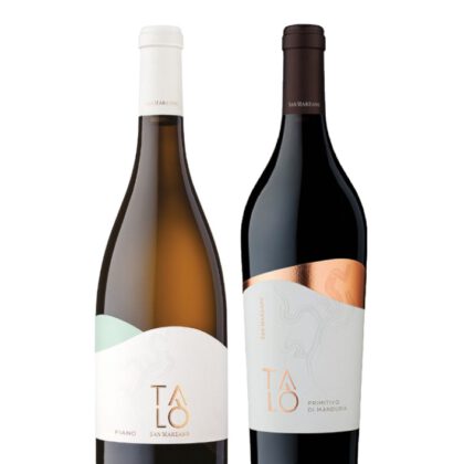 26. Combinatie Talo Fiano en Talo Primitivo San Marzano - Puglia, Italië.