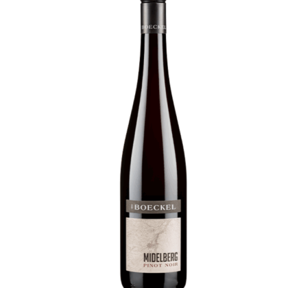 11. Pinot Noir Midelberg - Boeckel, € 18.75 per fles.