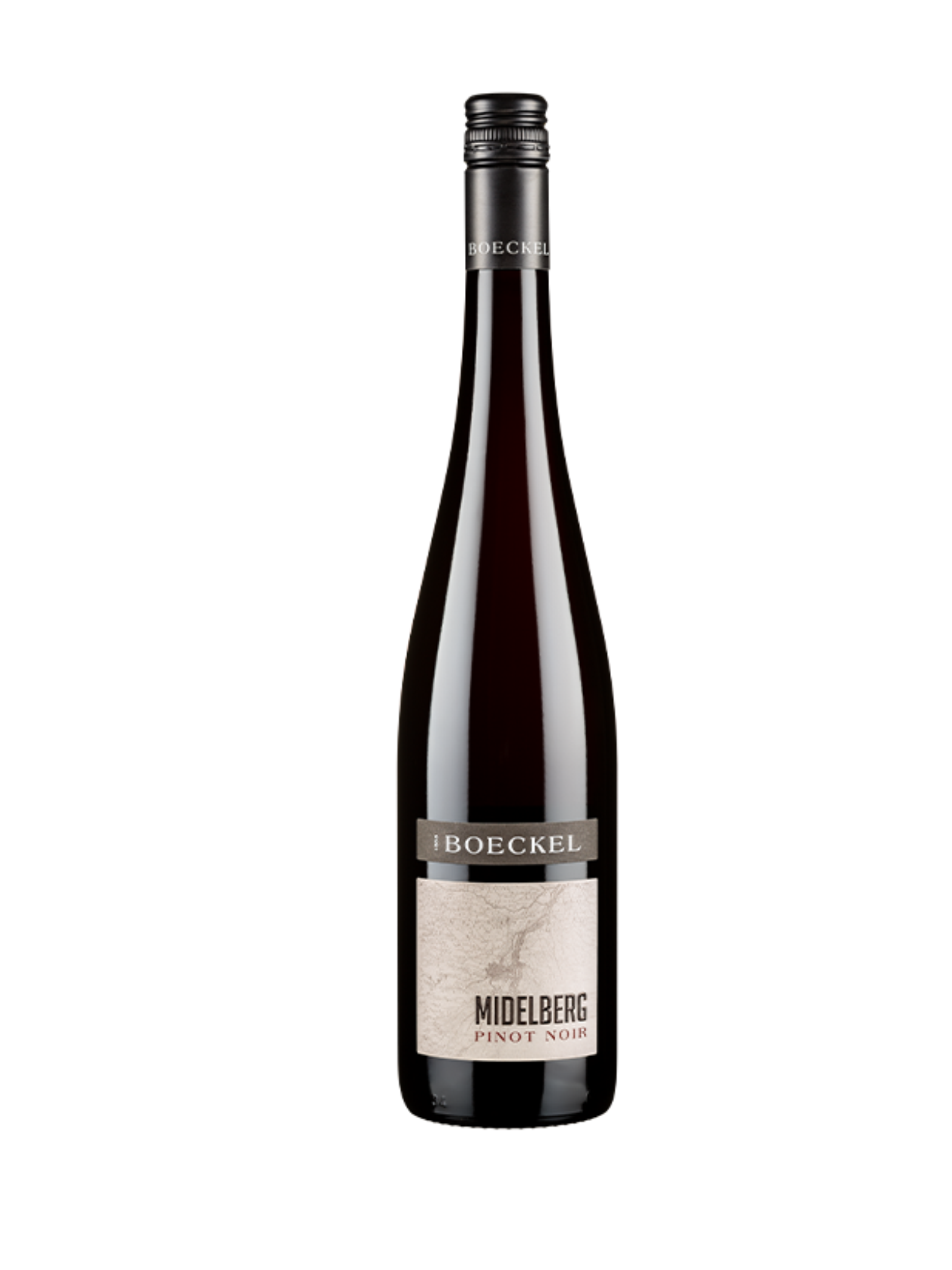 11. Pinot Noir Midelberg - Boeckel, € 18.75 per fles.