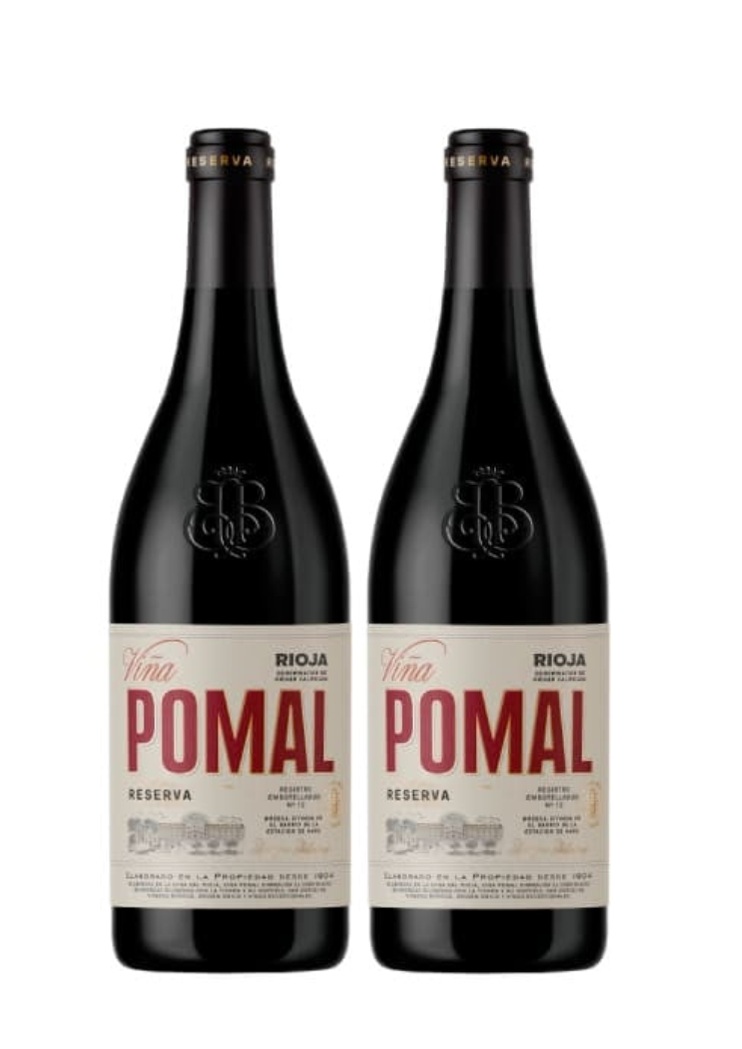 31. 2 flessen Rioja Tinto Reserva - Viña Pomal.